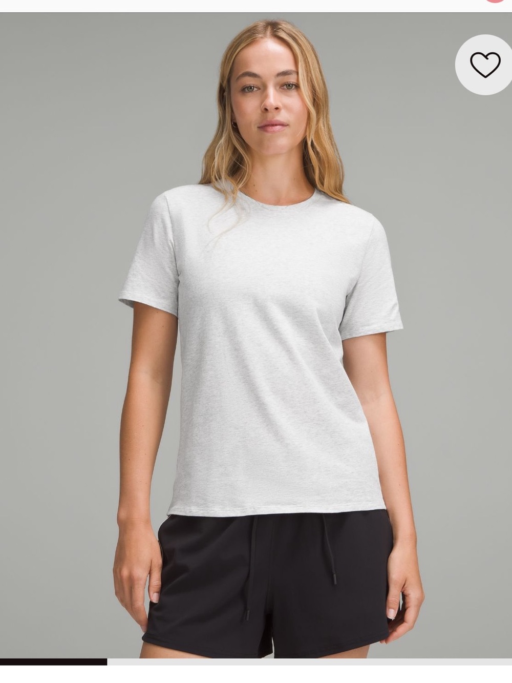 Lululemon Love Organic Cotton Crewneck T-Shirt Cotton Crewneck T-Shirt Size XL